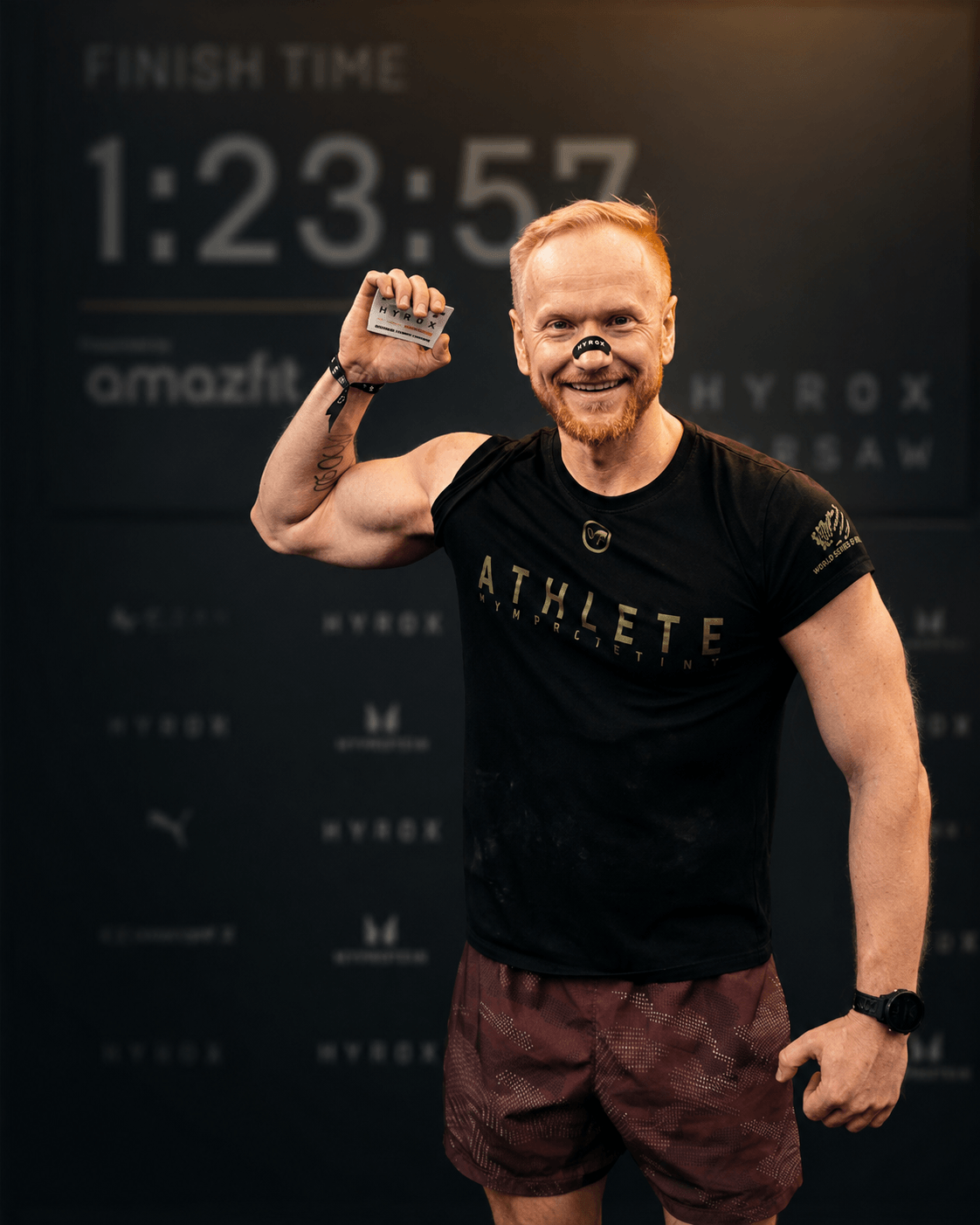 Emil Skrzyński — HYROX Warsaw, finish time 1:23:57